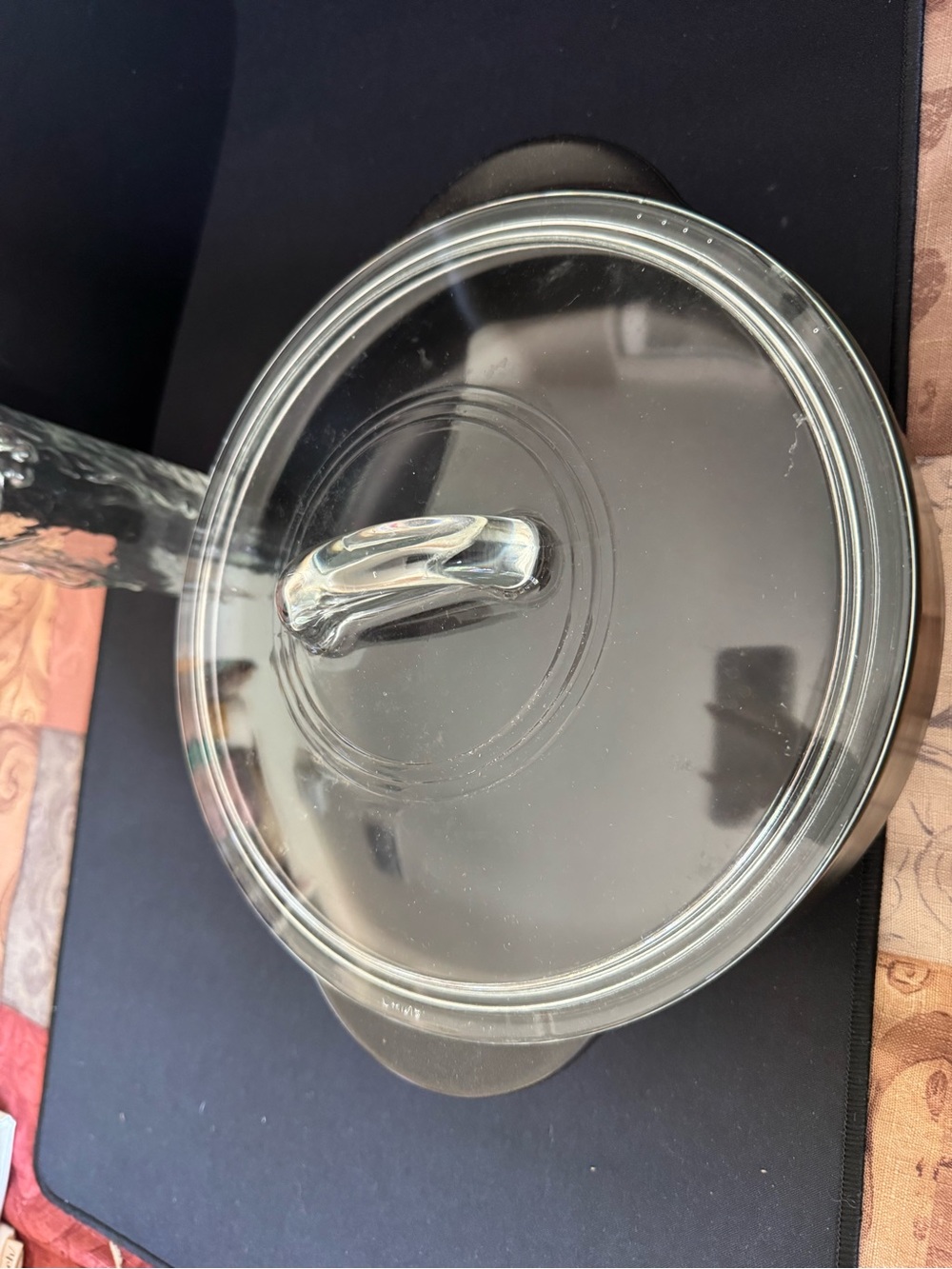 The Pampered Chef RockCrock Black with Lid - Picture 4 of 10